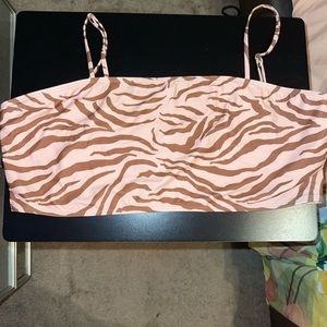 Plus Size Animal Print Two Piece